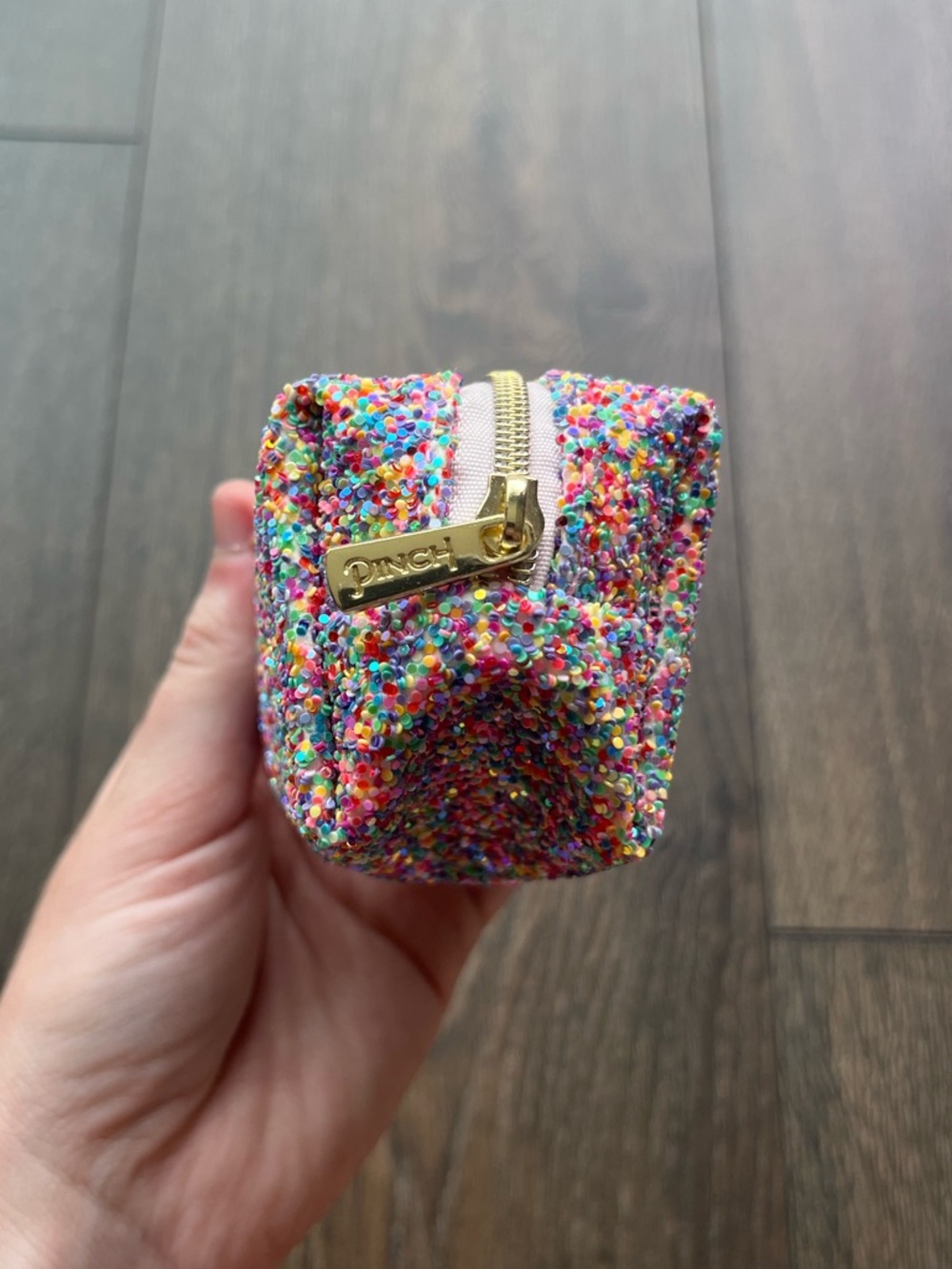 Pinch Multicolor Mini Textured Pouch - Picture 4 of 7